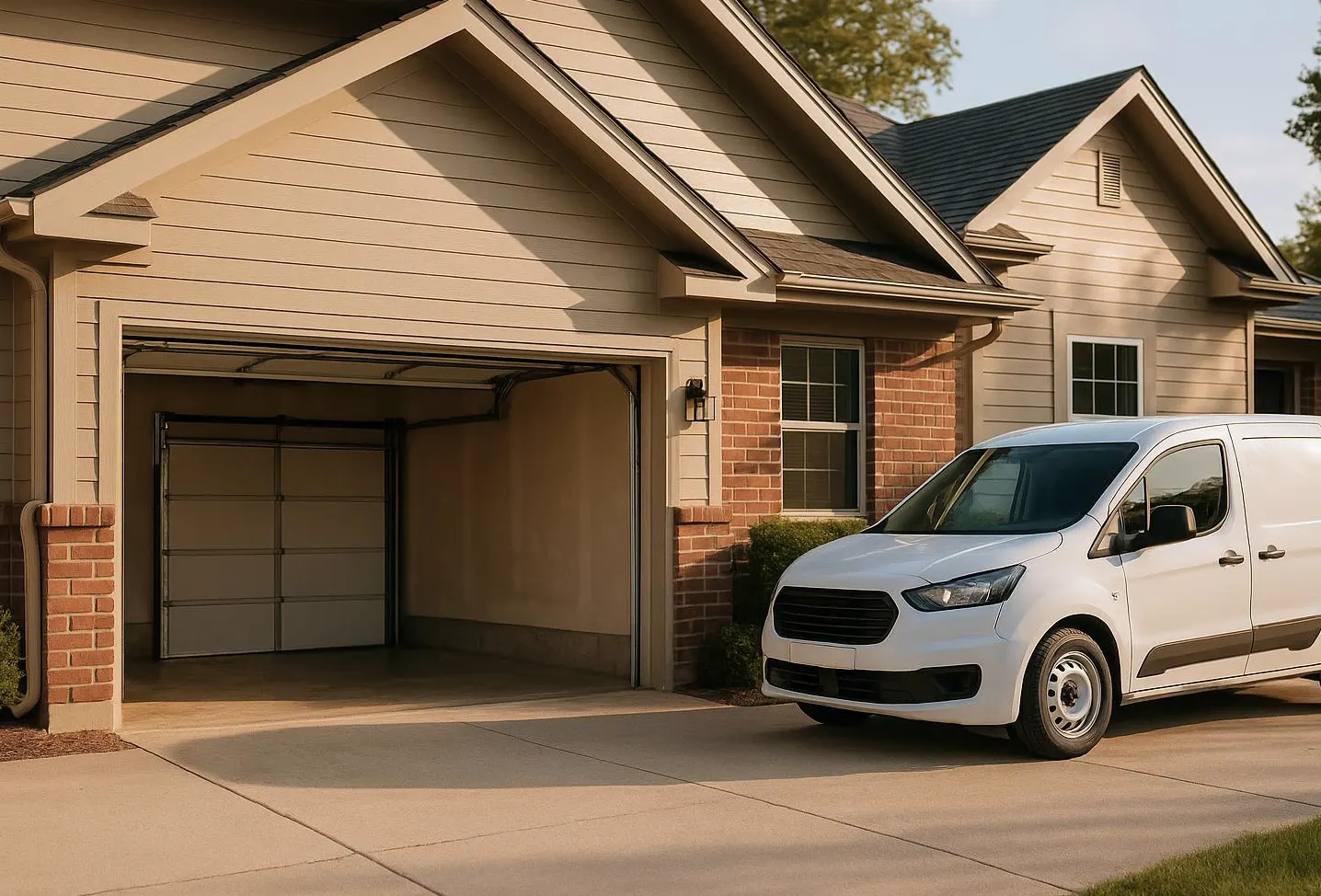Garage Door in Walnut